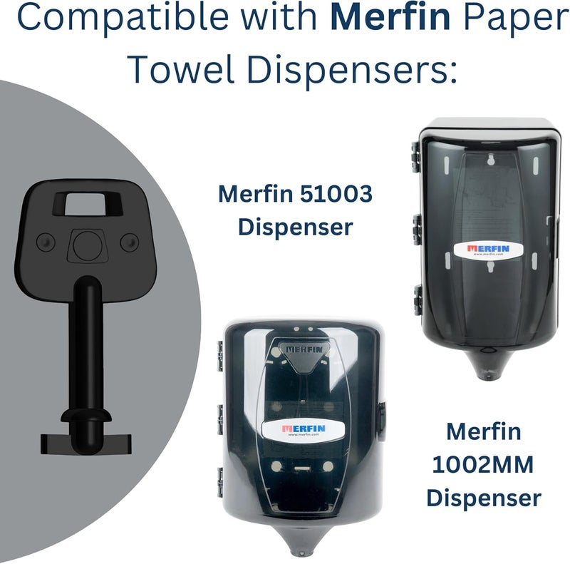 Robby's Cloud Dispenser Key Replacement 59002 for Merfin Dispensers - Used with Dispenser Models 1002MM, 1003MM, 51003, and 1002 - Comes with Robby’s Cloud Keychain (2 Pack) - Image 2
